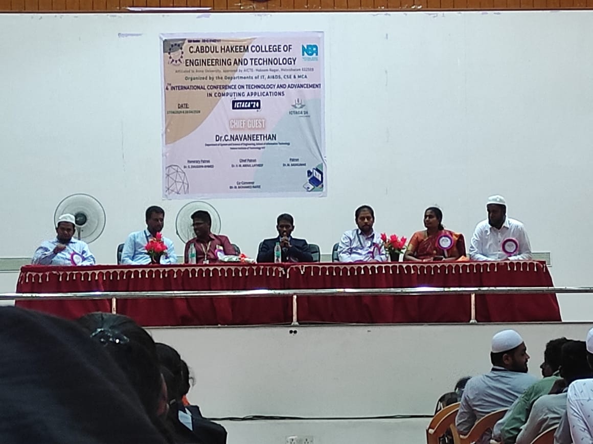 Inaugural ceremony of ICTACA-2024